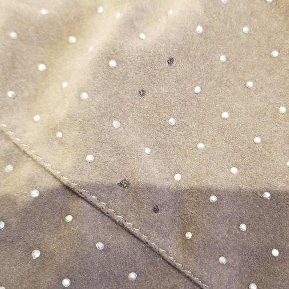 Gray Knee High Boots Rhinestone Slouchy Knee- High Boots Size 8 - Picture 7 of 8